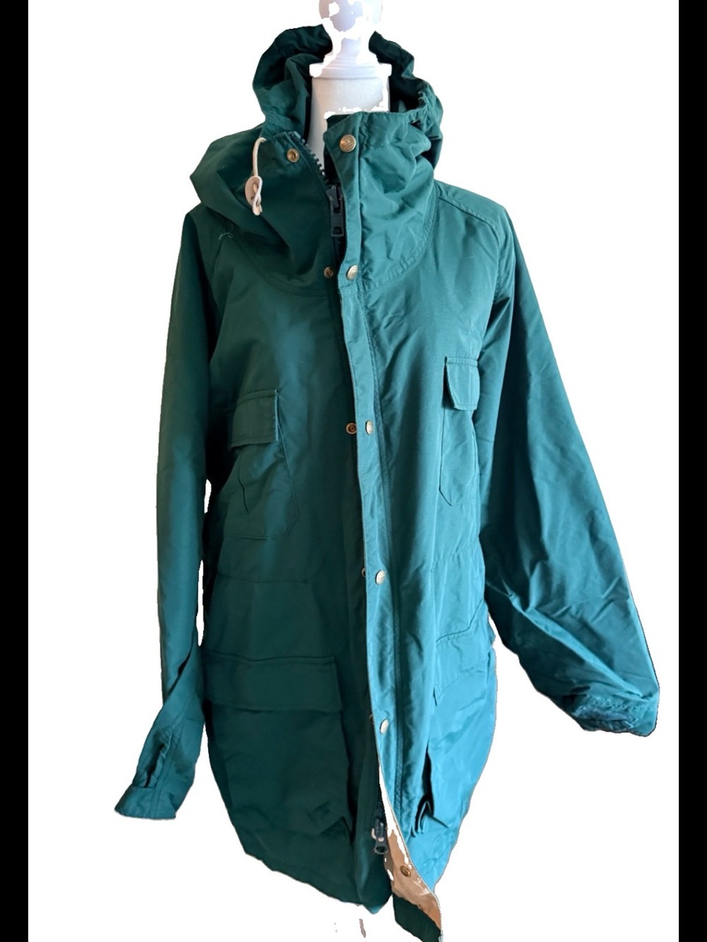 Vintage L.L. Bean Maine Warden parka hooded jacket hunter Green men’s sz xl